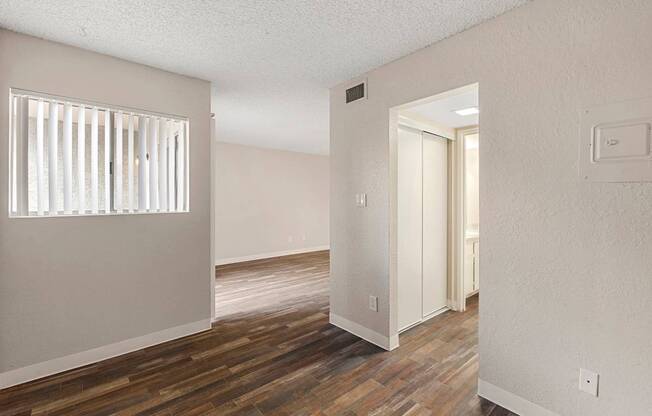 Studio bedroom at Villa Toscana Apartments in Phoenix Arizona