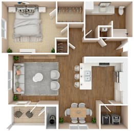 1 bed, 1 bath, 950 sqft, $1,389