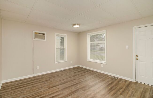 Newly renovated! 3-Bed/1-Bath With Basement and garage size shed - Ask about our Security Deposit Alternative!