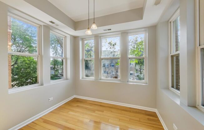 Gorgeous 2 Bed, Plus Sunroom/Office, 1 Bath with Hardwood Floors