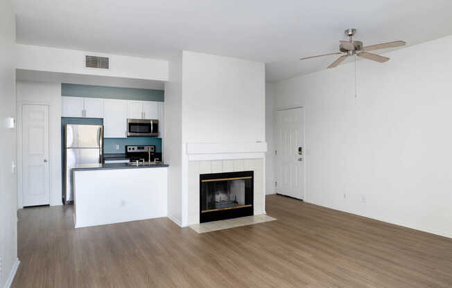 Living Room with Hard Surface Flooring