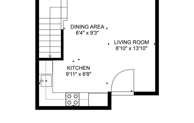 1 bed, 1 bath, 696 sqft, $1,700, Unit 215