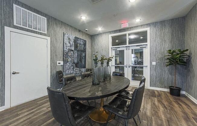 social area at Aspire at 610 apartments
