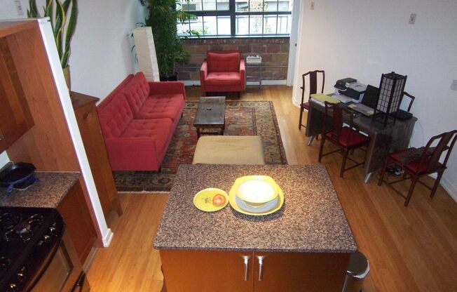 Centrally Located Elegant Designer-Chic 1BR + Loft | 2 Full Baths | Parking Available| Logan Circle