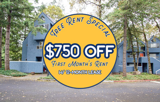 Get $500 OFF! Fantastic Lake Oswego 1Bdr w/Fireplace, Dishwasher, W/D & Patio!