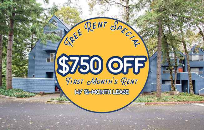 Get $500 OFF! Fantastic Lake Oswego 1Bdr w/Fireplace, Dishwasher, W/D & Patio!