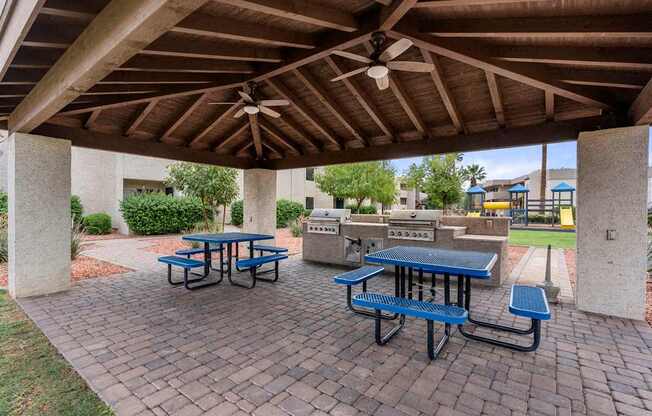 Picnic, Grill, BBQ, Gazebo, Exterior