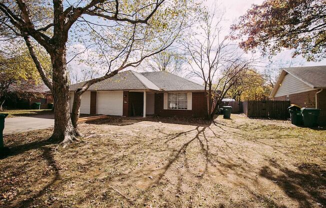 Two Bedroom Springdale AR!! One Car Garage!! This Property Will be Ready for Showings On June 14th.