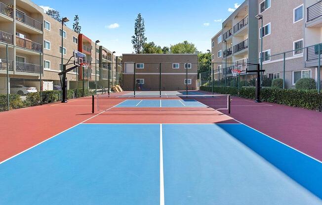 Basketball Court at The Reserve at Warner Center, Woodland Hills, CA, 91367