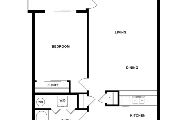 One Bedrom: Beds - 1: Baths - 1: SqFt Range - 636 to 636