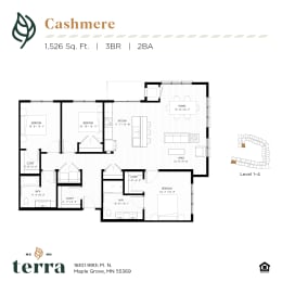 3 beds, 2 baths, 1,526 sqft, $2,572