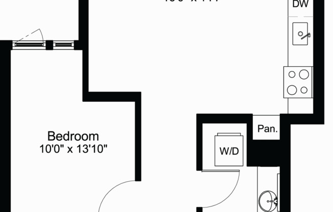 1 bed, 1 bath, 668 sqft, $2,723, Unit 525