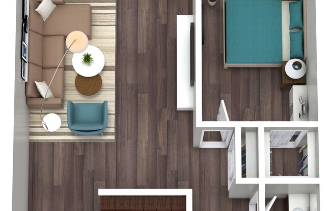 1 bed, 1 bath, 725 sqft, $1,125, Unit 305