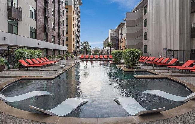 Resort Inspired Pool with Sundeck at Berkshire Riverview, Texas