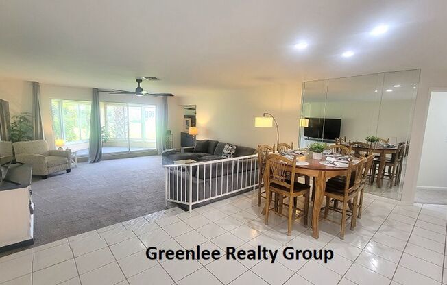 Spacious 2 Bed/2Bath Villa in the gated community of Seven Springs! On the golf course!