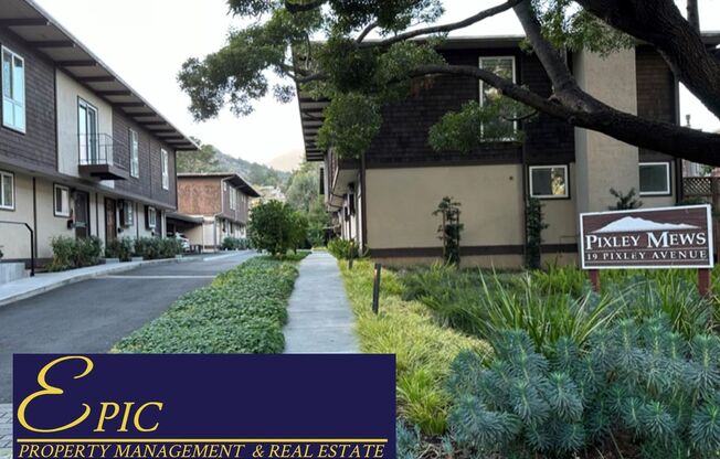 EPIC REA: 2 BR/1 BA Townhome w/ 1 Parking in Great Corte Madera