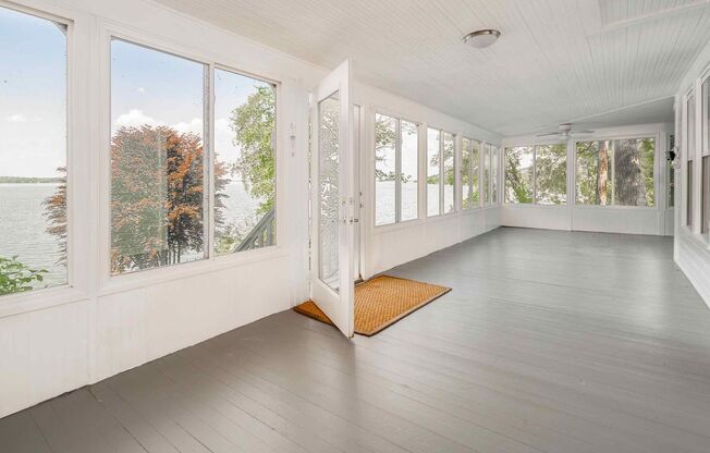 Lake Mendota 3BR Home for 12-Month Lease – Spring Harbor, 50' Shoreline, Unfurnished