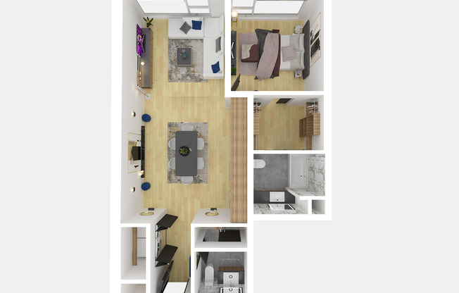 1 bed, 1.5 baths, 903 sqft, $3,145