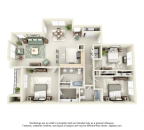 3 beds, 2 baths, 1,367 sqft, $2,300