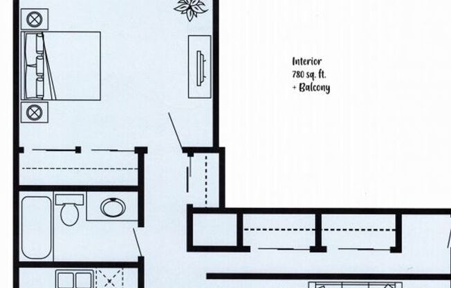 1 bed, 1 bath, 780 sqft, $979, Unit 067