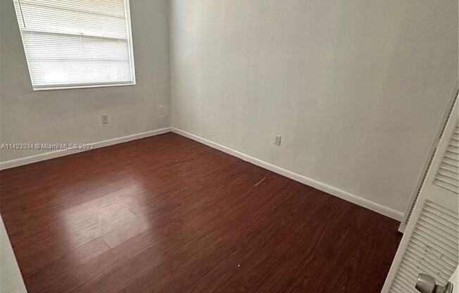 3 bedroom 1.5 bath townhome. Private fenced back yard,