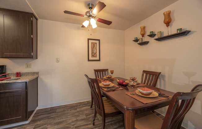 Pheasant Pointe Model Dining Room