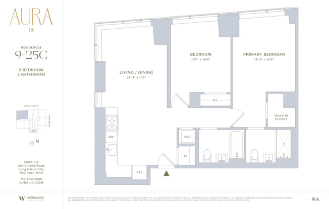 2 beds, 2 baths, $6,840, Unit 15C