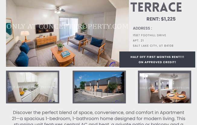 1 bed, 1 bath, 700 sqft, $1,225, Unit 21 PR