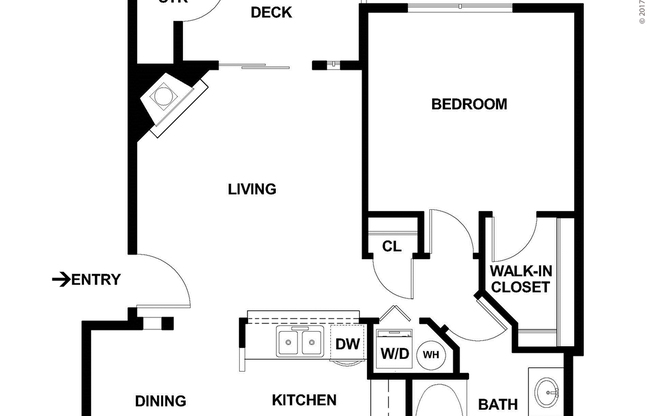 1 bed, 1 bath, 657 sqft, $1,798