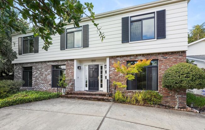Elegant Two-Story Home with Backyard Oasis in Menlo Park