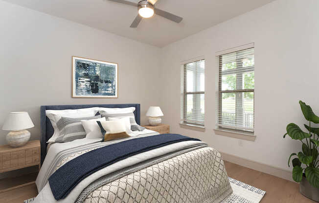 Bedroom with Hard Surface Flooring