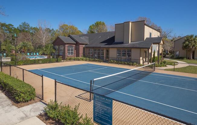 Tennis court at Creekfront at Deerwood, Florida, 32256