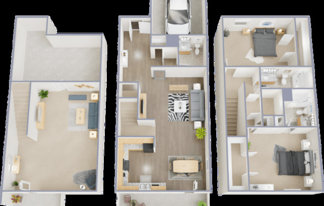 2 beds, 2.5 baths, 1,668 sqft, $2,025