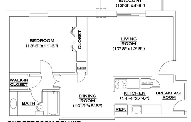 1 bed, 1 bath, 734 sqft, $1,350, Unit K09