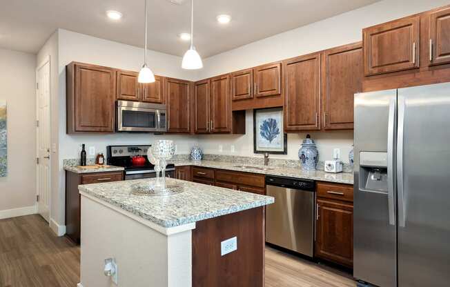The Haven at Shoal Creek - Spacious kitchens with granite countertops