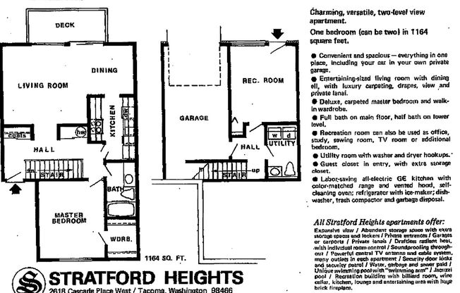 2 beds, 1.5 baths, 1,164 sqft, $2,075, Unit 34