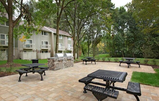 Outdoor Grilling Pavilion at The Brook at Columbia, Maryland