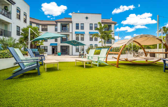 Pool Area Bedroom at Magnolia Square