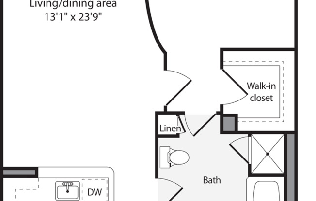 1 bed, 1 bath, 985 sqft, $2,976, Unit 0403