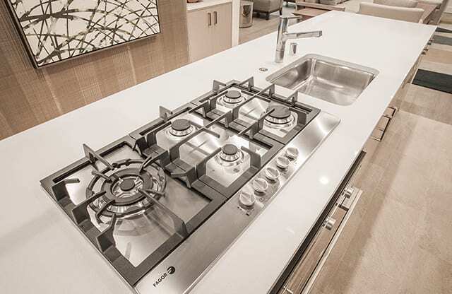 Clubroom kitchen stovetop