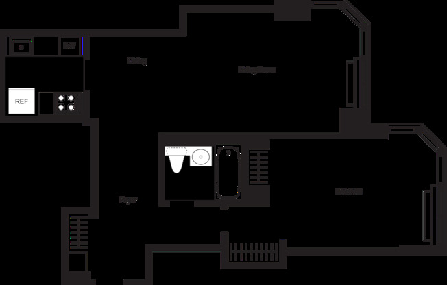 1 bed, 1 bath, $6,700, Unit 21A