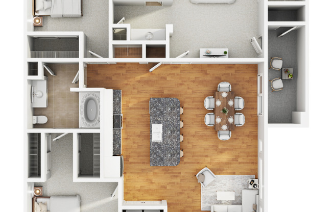 3 beds, 2 baths, 1,253 sqft, $2,209