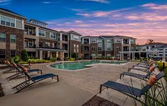 Village at Marquee Station apartments swimming pool