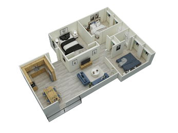 3 beds, 2 baths, 1,300 sqft, $1,285