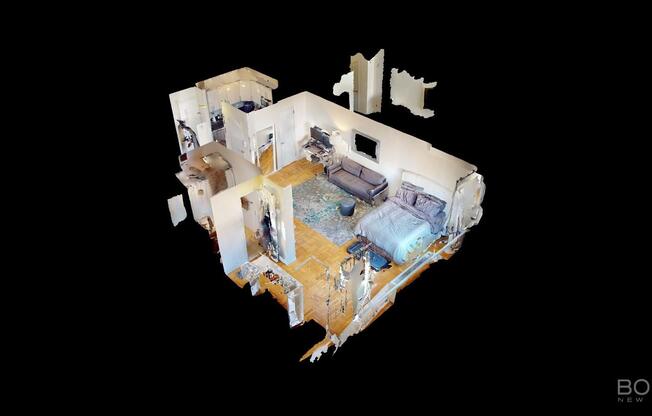 Studio, 1 bath, $3,750, Unit 18L