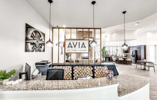 the reserve at bucklin hill leasing office and lobby