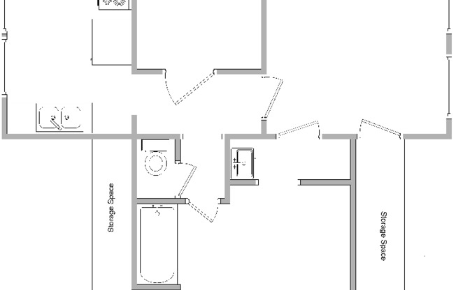 1 bed, 1 bath, 510 sqft, $1,295, Unit 3