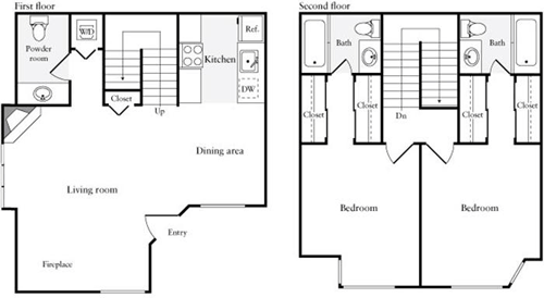 2 beds, 2 baths, 1,130 sqft, $4,940, Unit 6218