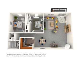 2 beds, 1 bath, 826 sqft, $1,780