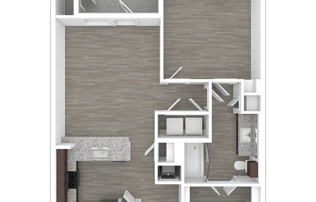 1 bed, 1 bath, 751 sqft, $538